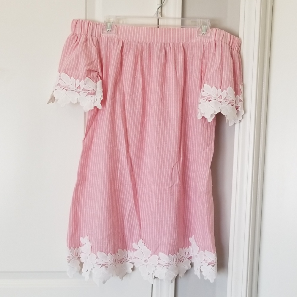 Off the shoulder dress